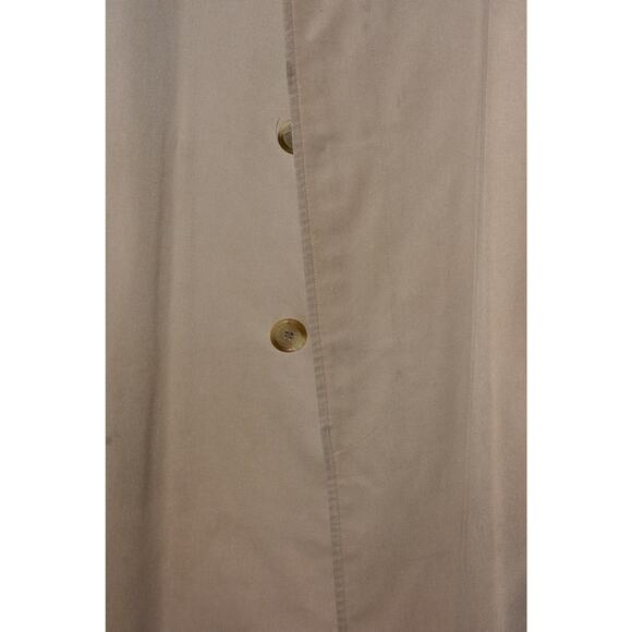 Burberry Vintage Trench Coat Khaki With Nova Check Pattern Liner Unisex - Picture 9 of 14